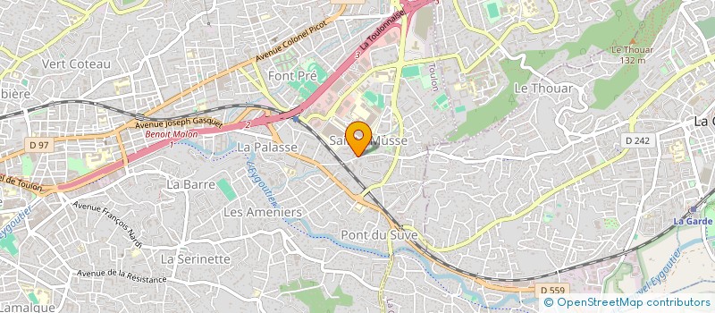 localisation de l'entreprise MONSIEUR HASSEN KAABOURI  TOULON