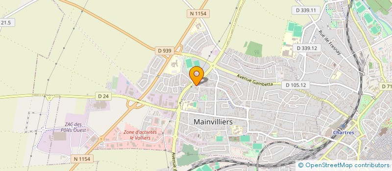 localisation de l'entreprise MONSIEUR HASSEN KOUAS à MAINVILLIERS