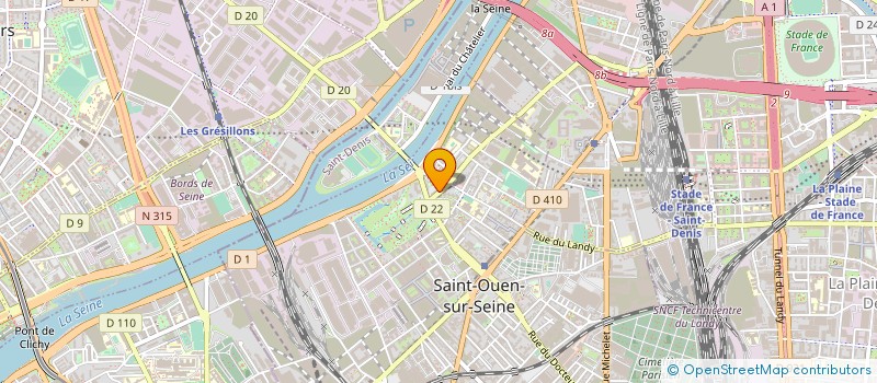 localisation de l'entreprise MONSIEUR HASSEN MADI à SAINT-OUEN-SUR-SEINE