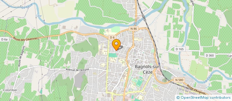 localisation de l'entreprise MONSIEUR HASSEN MECHEREF à BAGNOLS-SUR-CEZE