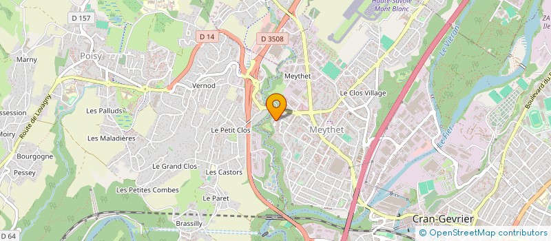 localisation de l'entreprise MONSIEUR HASSEN MEDKOUR  ANNECY