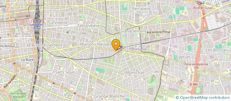 localisation de l'entreprise MONSIEUR HASSEN MESSAI  VILLEURBANNE