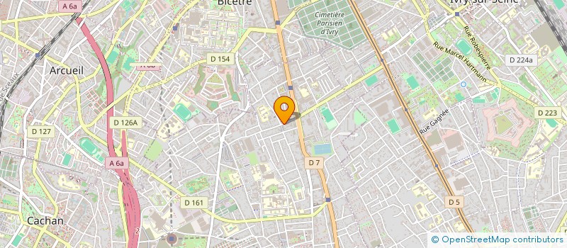 localisation de l'entreprise MONSIEUR HASSEN NEFFATI  VILLEJUIF