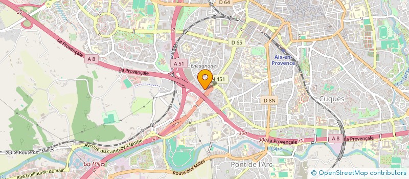 localisation de l'entreprise MONSIEUR HASSEN OUERFELLI à AIX-EN-PROVENCE