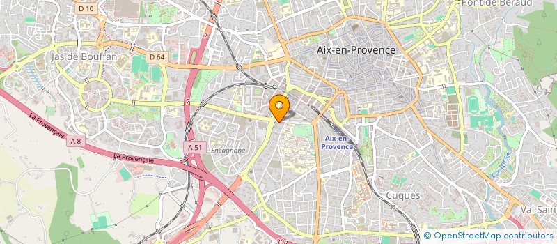 localisation de l'entreprise MONSIEUR HASSEN OUESLATI à AIX-EN-PROVENCE