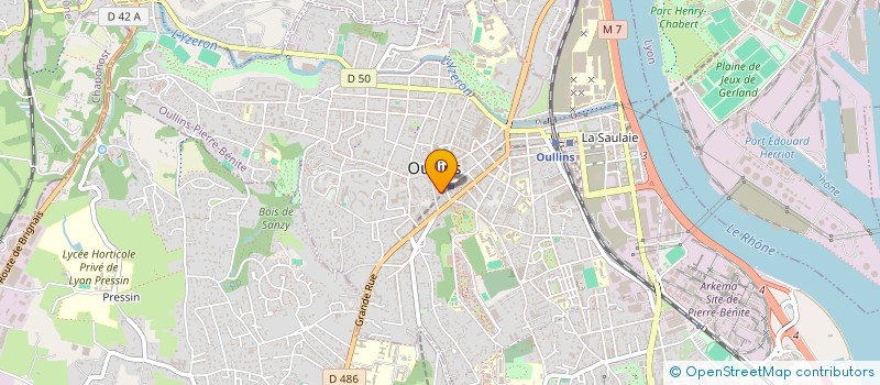 localisation de l'entreprise MONSIEUR HASSEN SALAH  OULLINS-PIERRE-BENITE