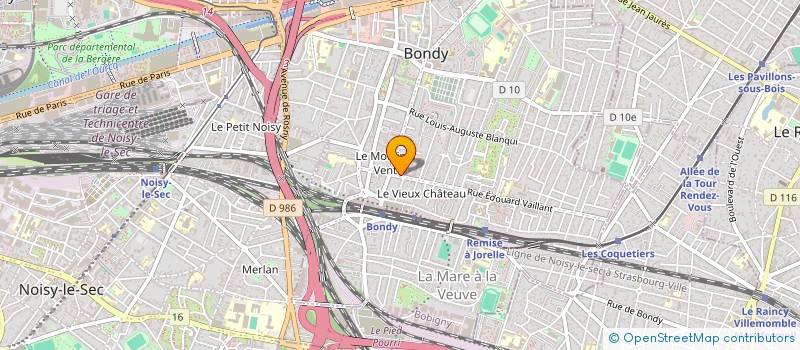 localisation de l'entreprise MONSIEUR HASSEN SALAMANI  BONDY