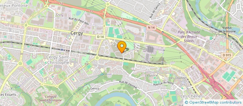 localisation de l'entreprise MONSIEUR HASSEN TAIBI  CERGY