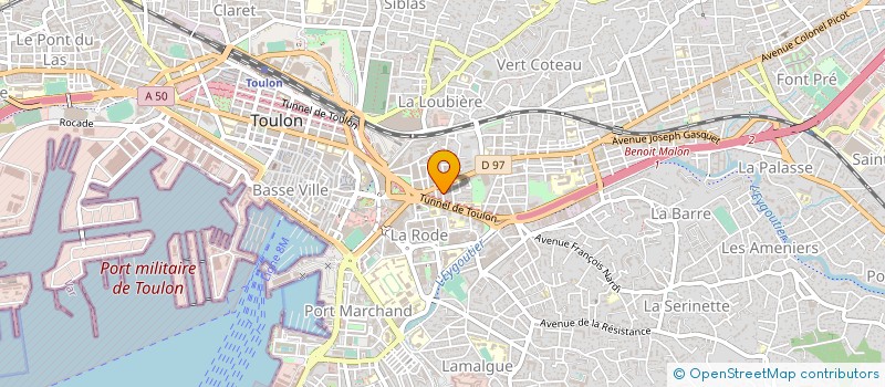 localisation de l'entreprise MONSIEUR HASSEN TARCHOUN  TOULON