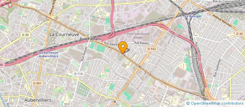 localisation de l'entreprise MONSIEUR HASSEN THABTI à LA COURNEUVE