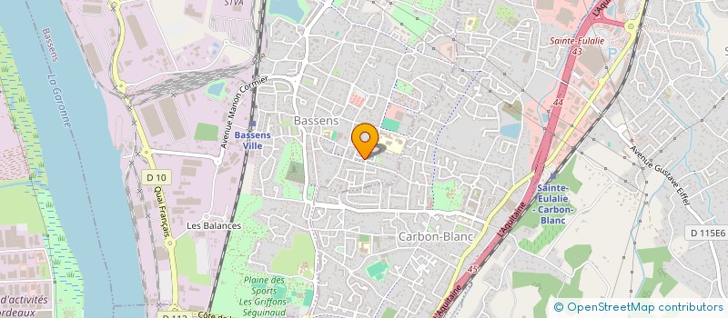 localisation de l'entreprise MONSIEUR HASSEN TOUATI  BASSENS