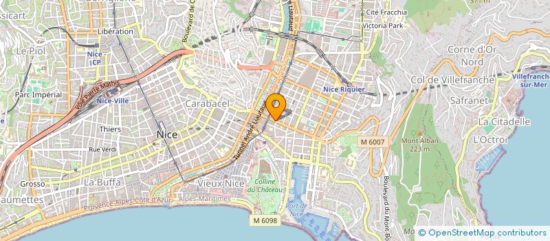 localisation de l'entreprise MONSIEUR HASSEN TOURKI  NICE