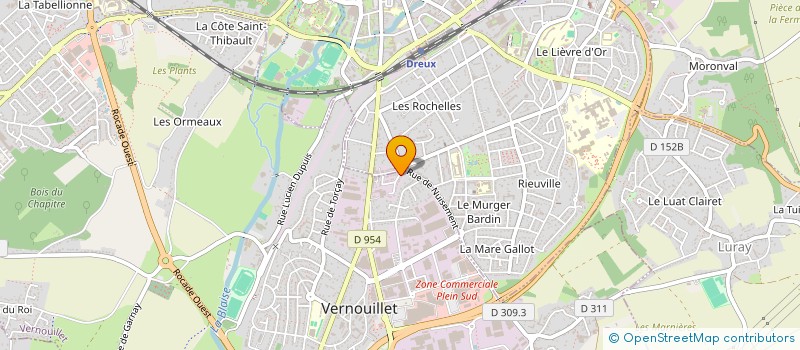 localisation de l'entreprise MONSIEUR HASSEN TRAD à VERNOUILLET