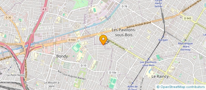 localisation de l'entreprise MONSIEUR HASSEN ZEIRI  BONDY