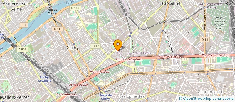 localisation de l'entreprise MONSIEUR HASSEN ZERROUKI à CLICHY