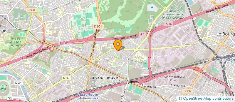 localisation de l'entreprise MONSIEUR HASSENE BANOUNE à LA COURNEUVE