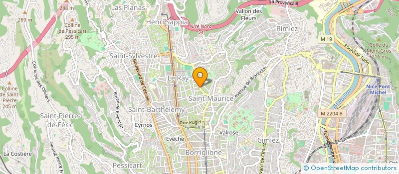 localisation de l'entreprise MONSIEUR HASSENE CHOUCHANE à NICE