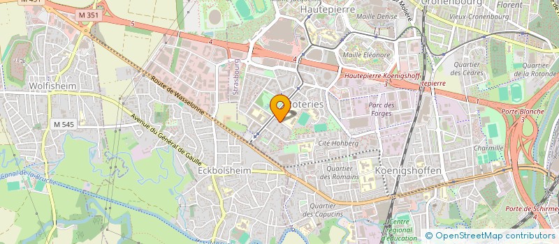localisation de l'entreprise MONSIEUR HASSENE TEBRI à STRASBOURG