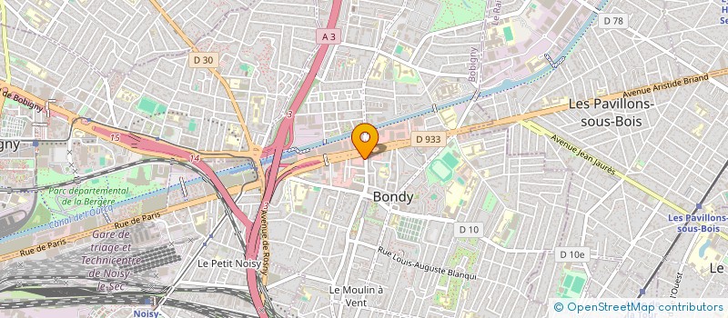 localisation de l'entreprise MONSIEUR HASSIAN HASSAINE  BONDY