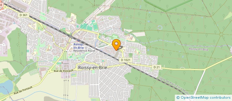 localisation de l'entreprise MONSIEUR HASSIB OKACHA  ROISSY-EN-BRIE