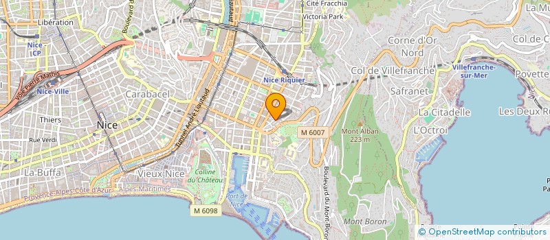 localisation de l'entreprise MONSIEUR HASSIBULAH AHMADI à NICE