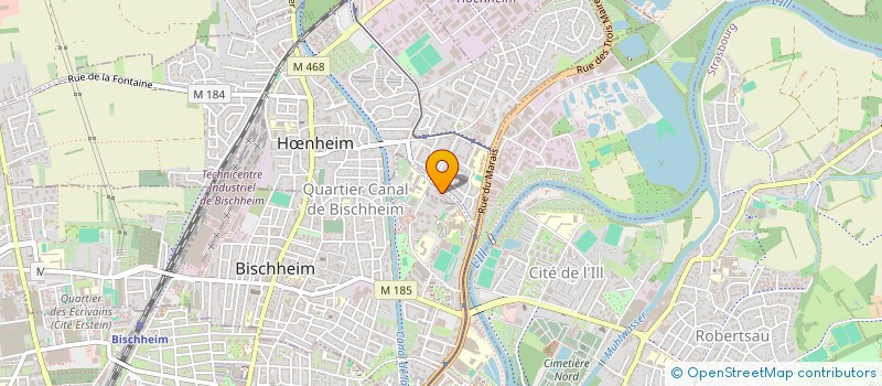 localisation de l'entreprise MONSIEUR HASSIENULLAH MAHMOODI  HNHEIM