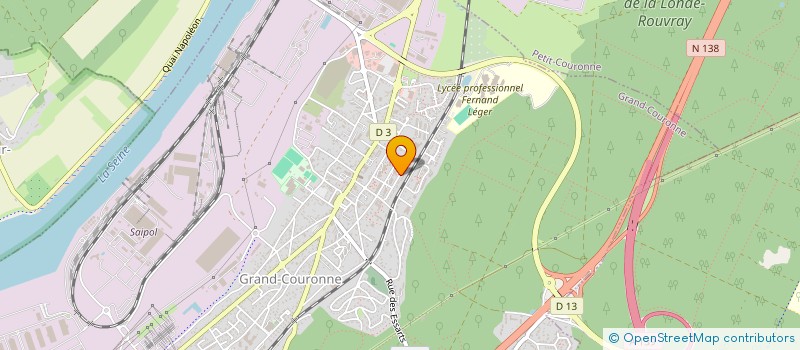 localisation de l'entreprise MONSIEUR HASSIMIOU BARO à GRAND-COURONNE