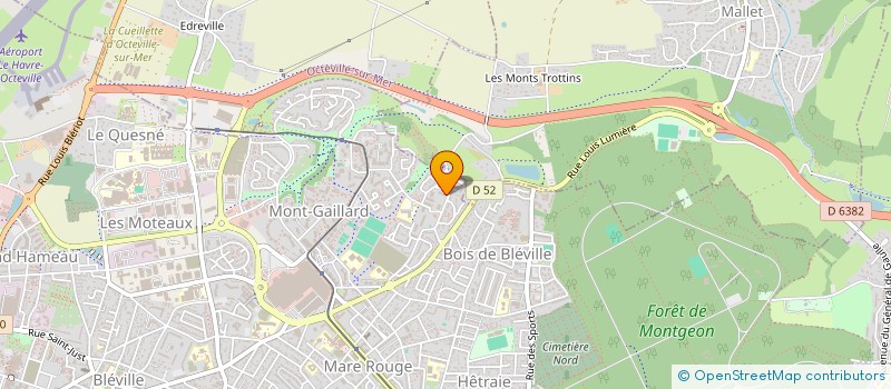 localisation de l'entreprise MONSIEUR HASSIN COULIBALY  LE HAVRE