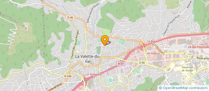 localisation de l'entreprise MONSIEUR HASSINE DEROUICHE à LA VALETTE-DU-VAR