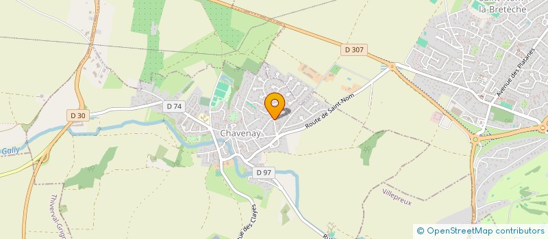 localisation de l'entreprise MONSIEUR HASSINE DHAOU  CHAVENAY