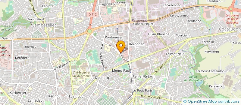 localisation de l'entreprise MONSIEUR HASSIRAON FOFANA à BREST
