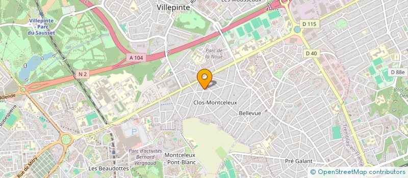 localisation de l'entreprise MONSIEUR HASSNI SAKHRAOUI à VILLEPINTE