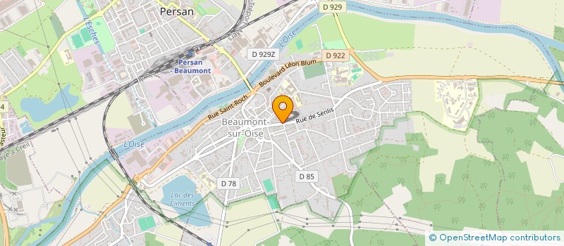 localisation de l'entreprise MONSIEUR HASSNI SAKHRAOUI  BEAUMONT-SUR-OISE