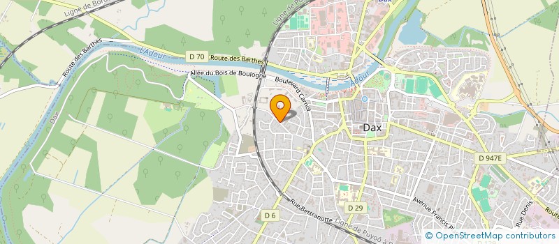 localisation de l'entreprise MONSIEUR HASSOUN TRABELSI à DAX