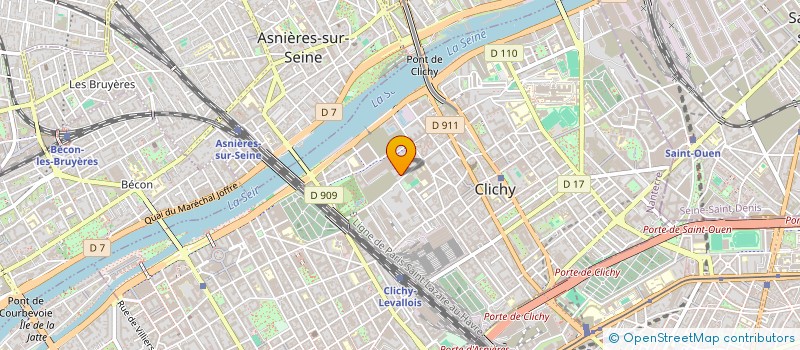 localisation de l'entreprise MONSIEUR HATEEF ISSA à CLICHY