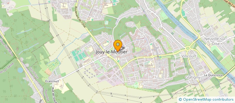 localisation de l'entreprise MONSIEUR HATEM ALY  JOUY-LE-MOUTIER