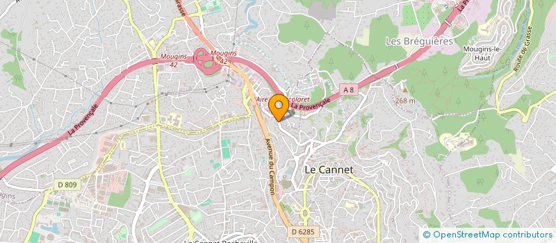 localisation de l'entreprise MONSIEUR HATEM AMRI à LE CANNET