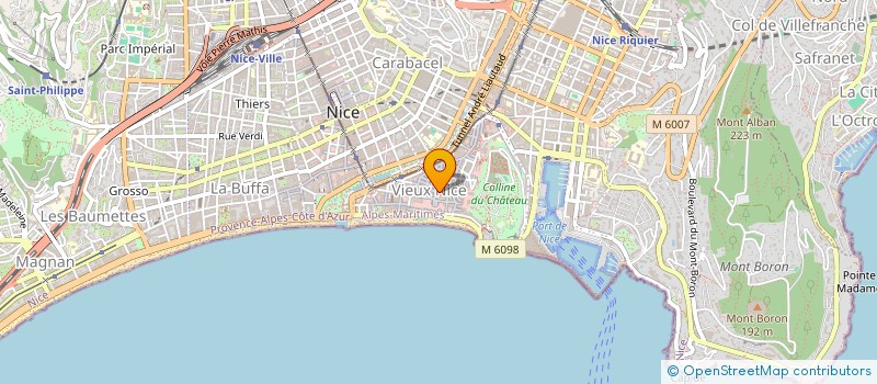 localisation de l'entreprise MONSIEUR HATEM AYADI  NICE