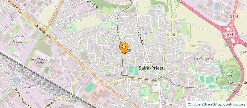 localisation de l'entreprise MONSIEUR HATEM BANNOURI  SAINT-PRIEST