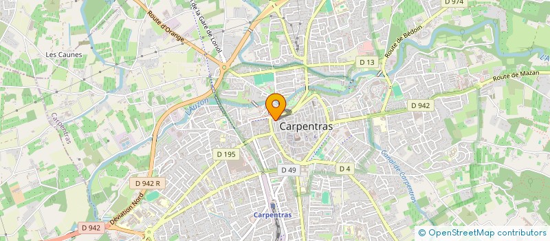 localisation de l'entreprise MONSIEUR HATEM BEN ALI  CARPENTRAS