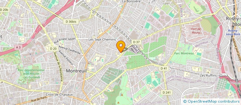 localisation de l'entreprise MONSIEUR HATEM BEN MARZOUK  MONTREUIL