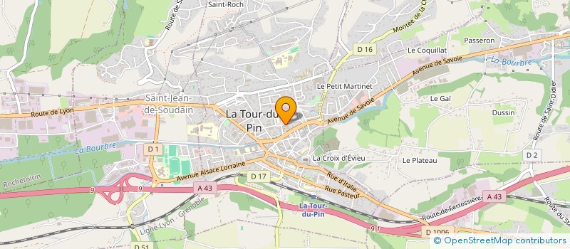 localisation de l'entreprise MONSIEUR HATEM BOUCHAIRA  LA TOUR-DU-PIN