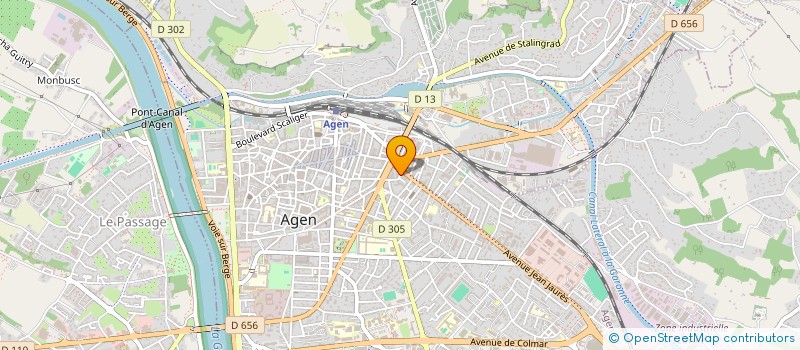 localisation de l'entreprise MONSIEUR HATEM BOUSLAMA  AGEN