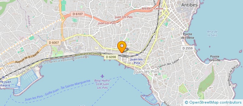 localisation de l'entreprise MONSIEUR HATEM BRAHAM à ANTIBES