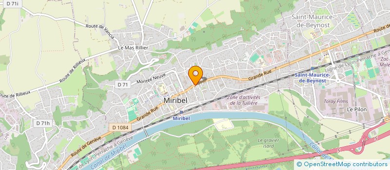 localisation de l'entreprise MONSIEUR HATEM CHOUCHANE KHANNOUSSI à MIRIBEL