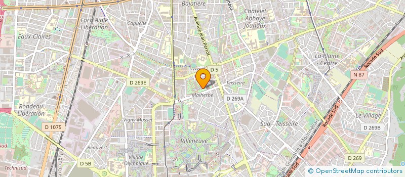 localisation de l'entreprise MONSIEUR HATEM CHOUGOUL à GRENOBLE