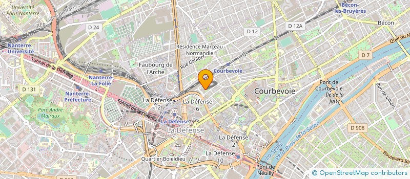 localisation de l'entreprise MONSIEUR HATEM EL KEFI à COURBEVOIE