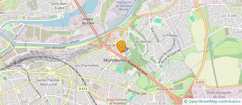 localisation de l'entreprise MONSIEUR HATEM GUESMI  MONDEVILLE