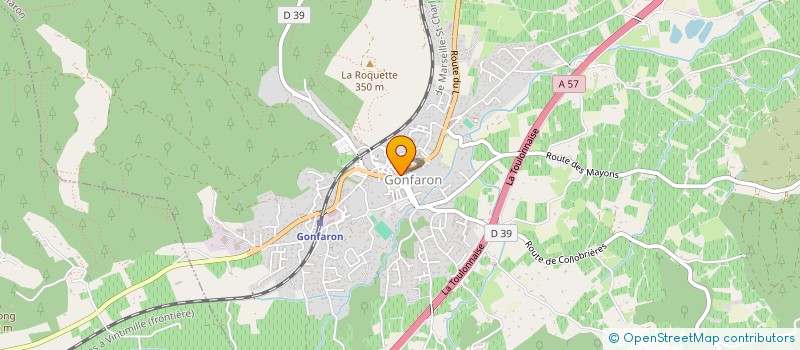 localisation de l'entreprise MONSIEUR HATEM HAMNAMI  GONFARON