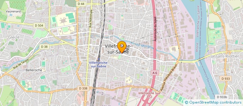 localisation de l'entreprise MONSIEUR HATEM HOSNI  VILLEFRANCHE-SUR-SAONE